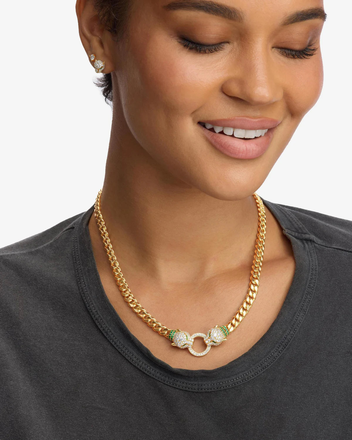 Jaguar Cuban Chain Necklace