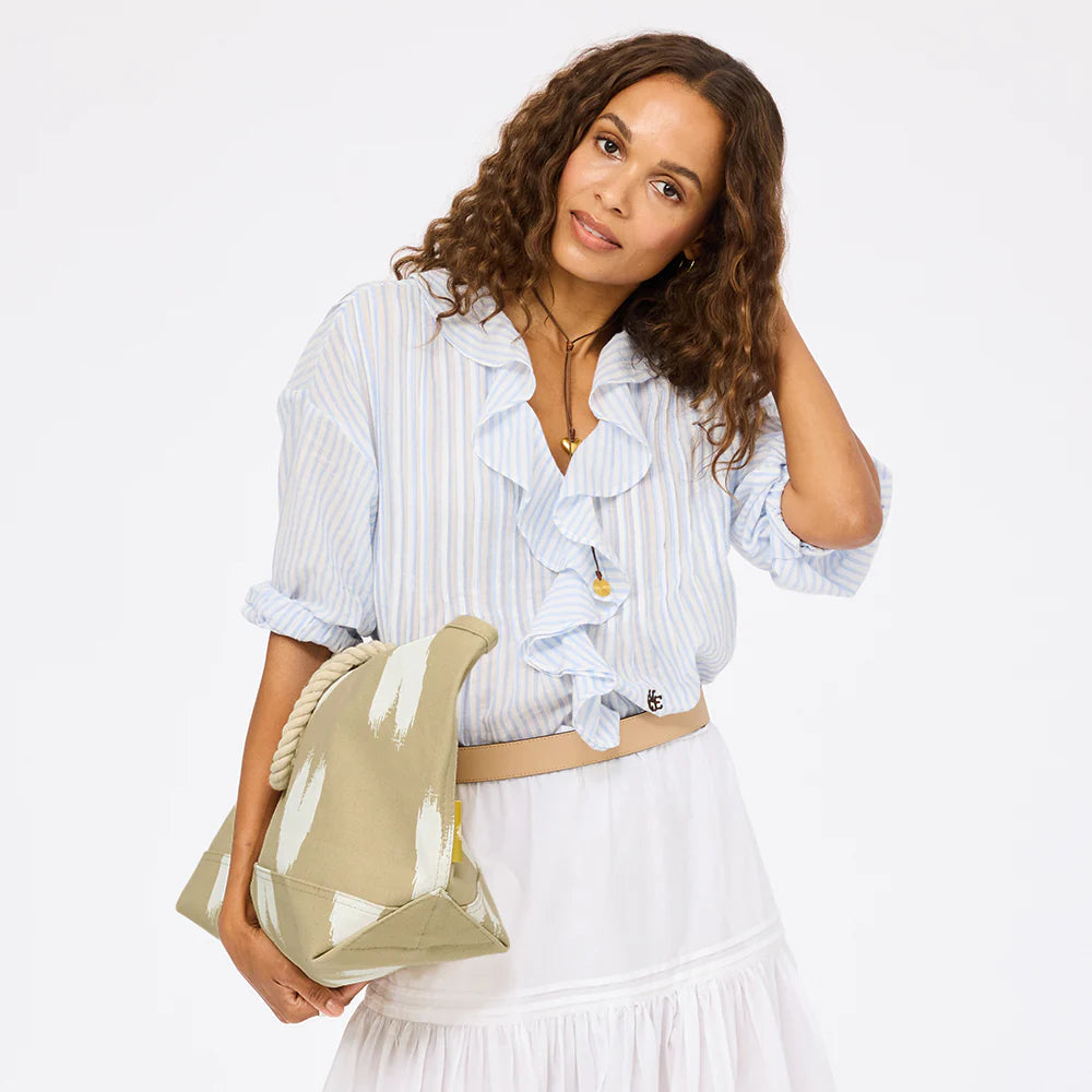 Rope Heart Cotton Tote