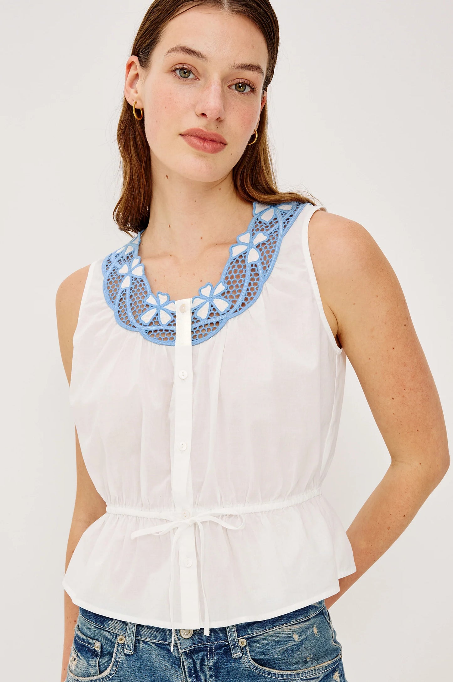 Leilani Top White