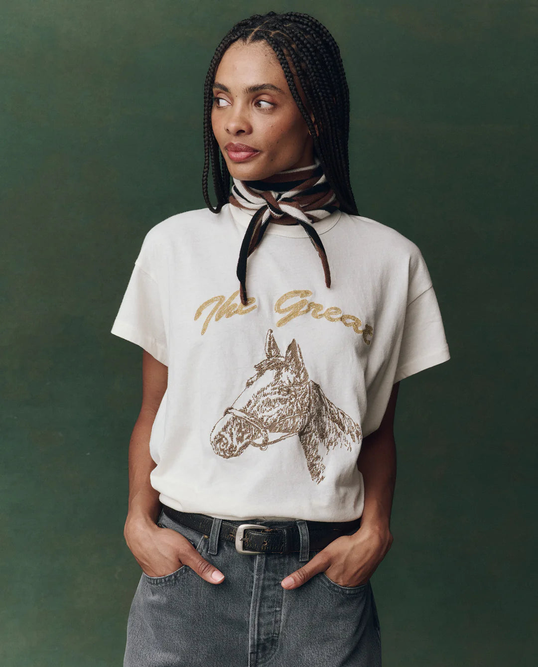 The Boxy Crew Horse Embroidery