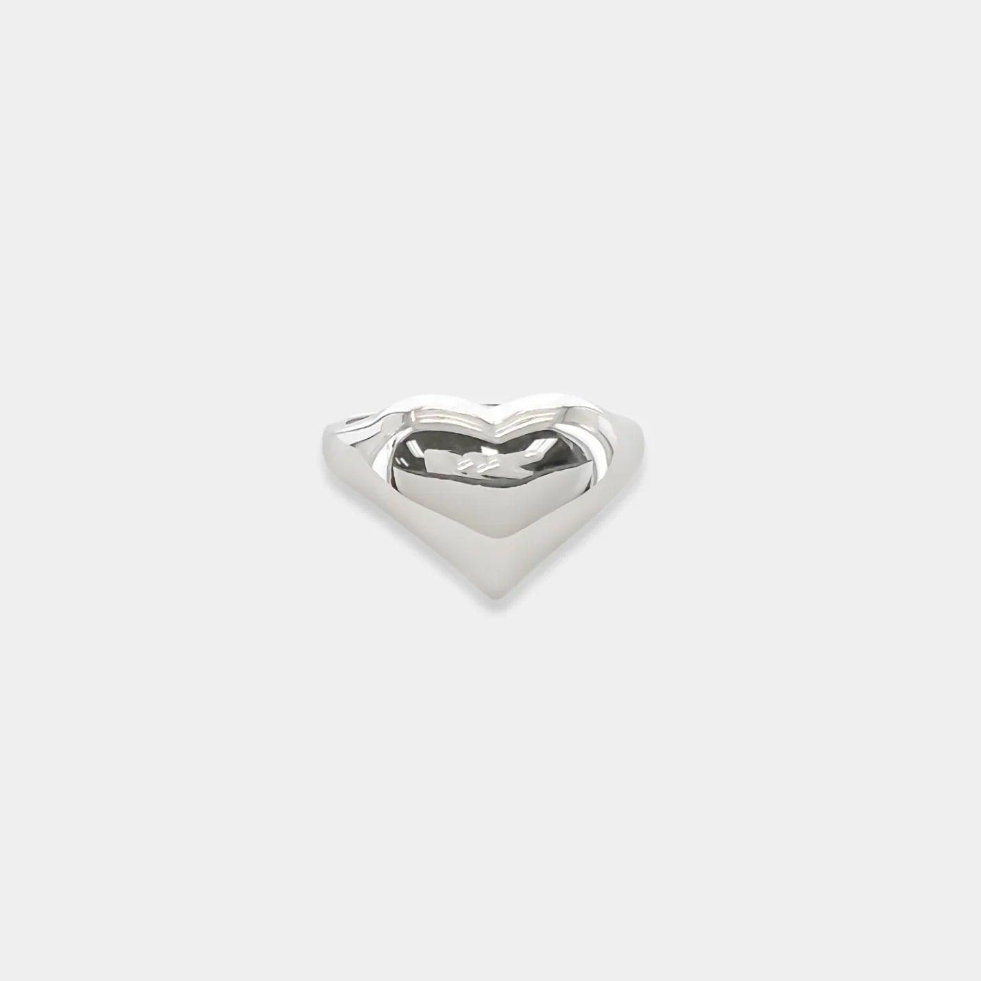 Heart Signet Silver