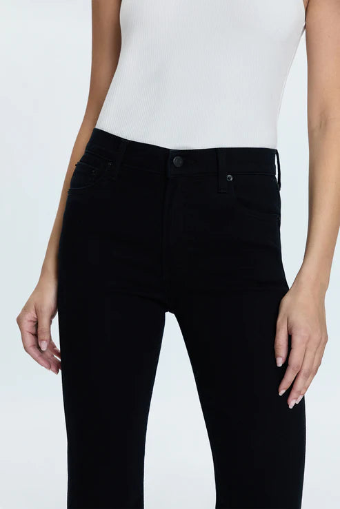 Kinsley Mid Rise Ultra Flare Jean Black Ink