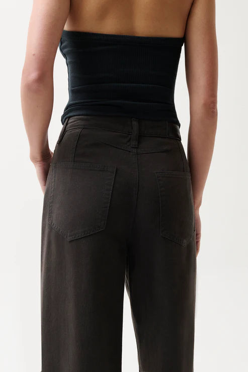 Sydney High Rise Linen Bowed Wide Leg