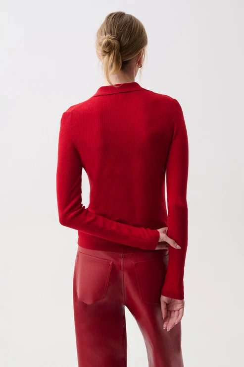 Elise Featherweight Polo Henley