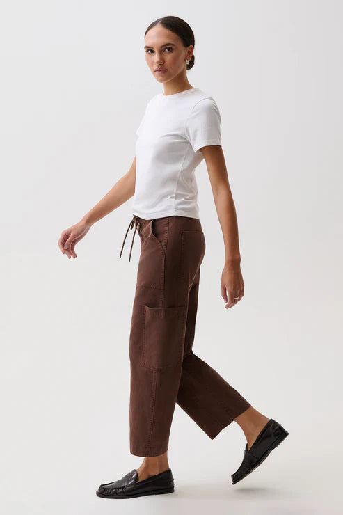 Sabrina Curved Utility Pant - Lindt