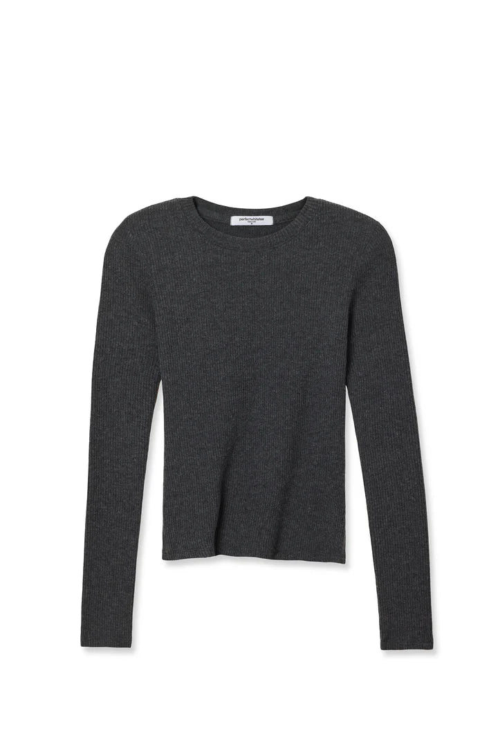 Jolie Charcoal Rib Sweater