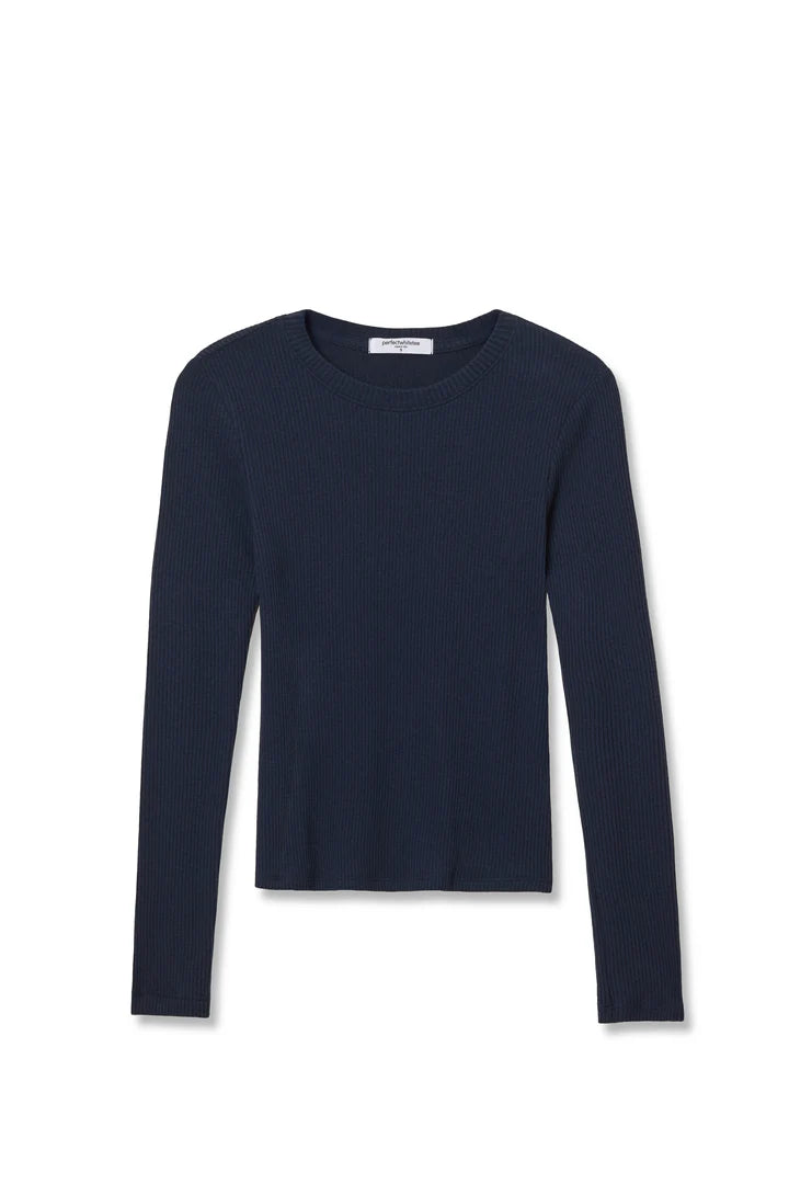 Jolie Navy Rib Sweater