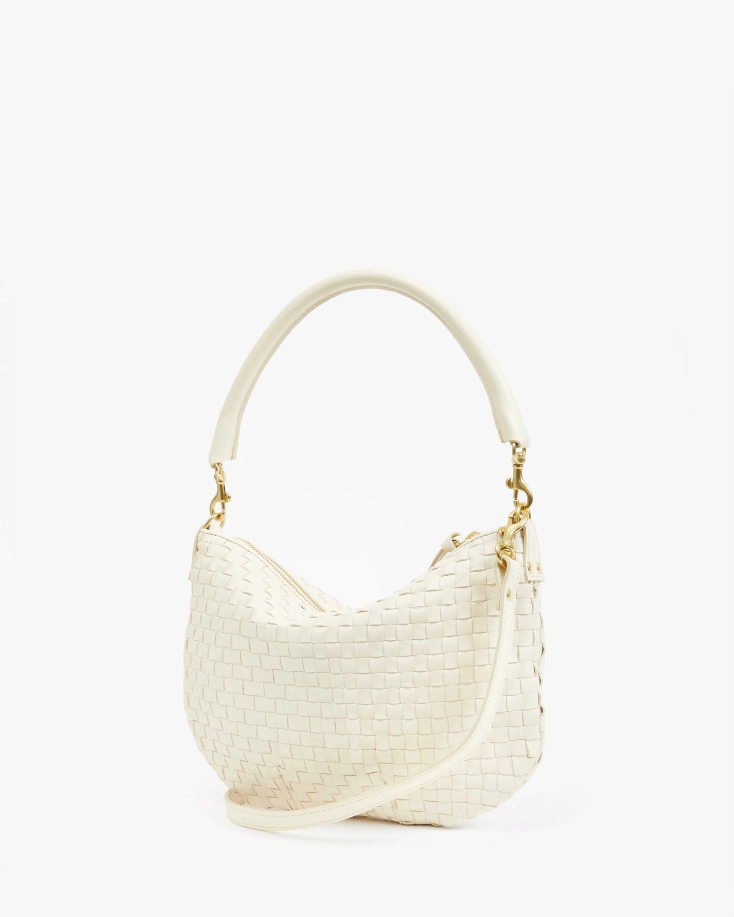 Petite Moyen Cream Woven Checker