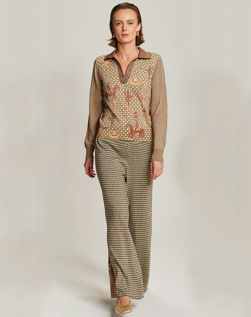 Millie Rodeo Polo Knit