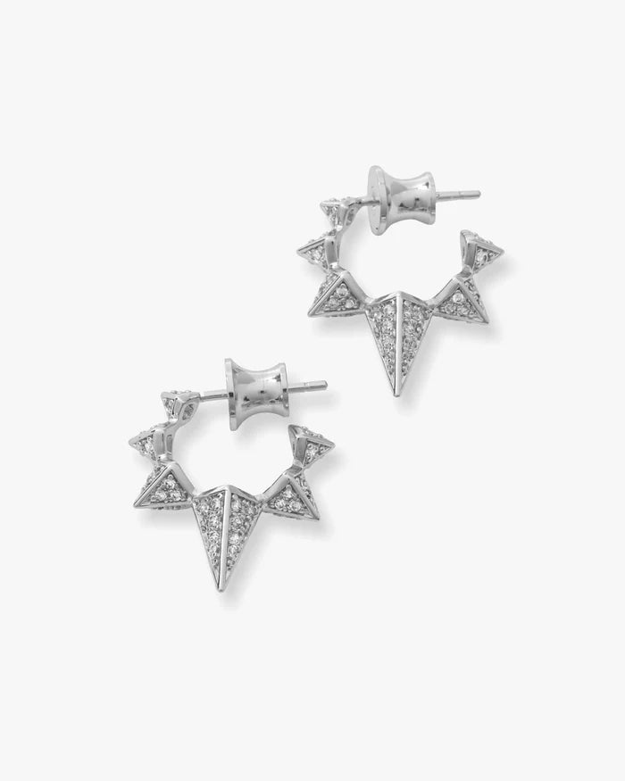 Gabriella Pavé Spiked Hoops