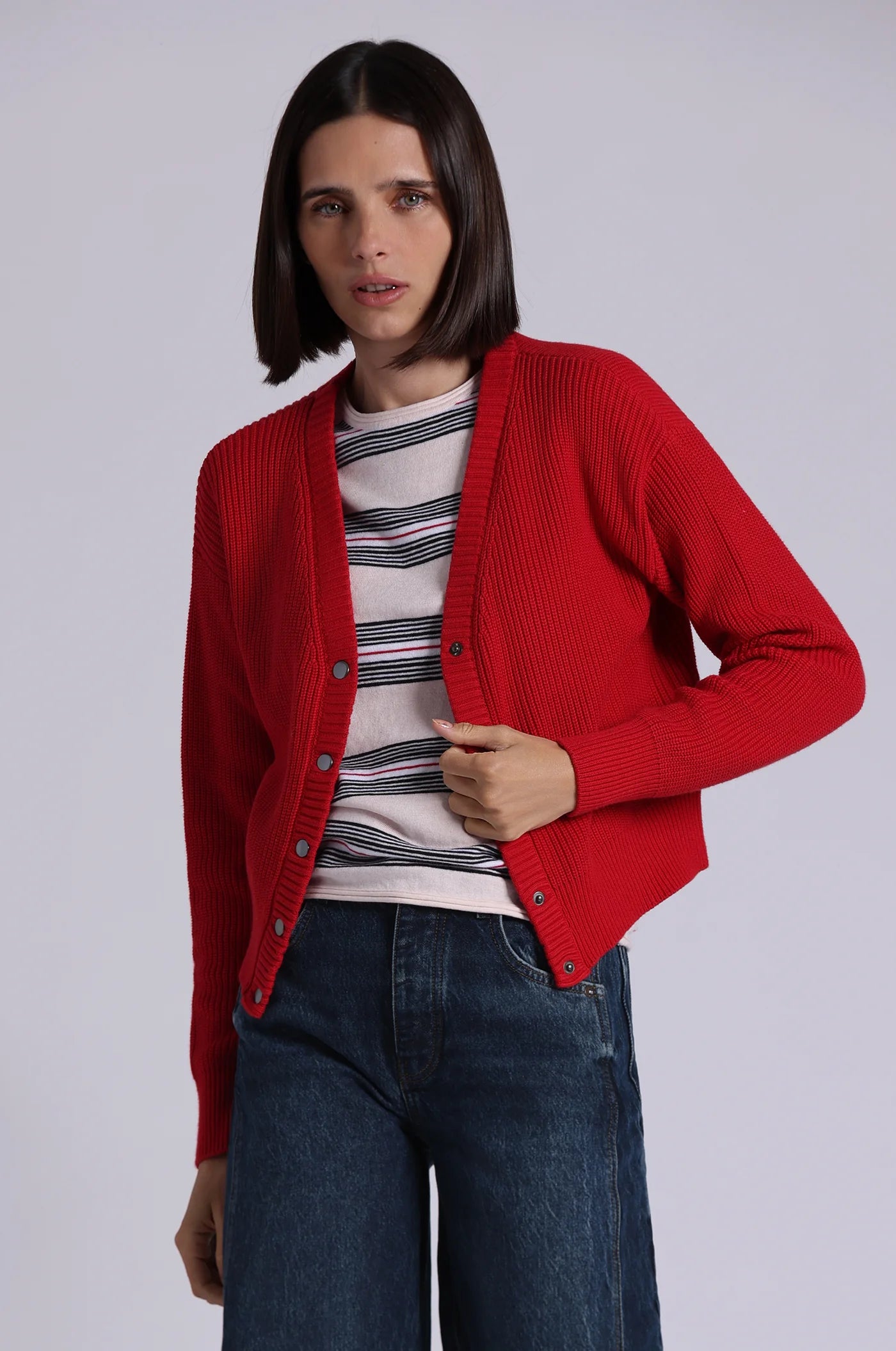 Cotton Shaker Crop Cardi