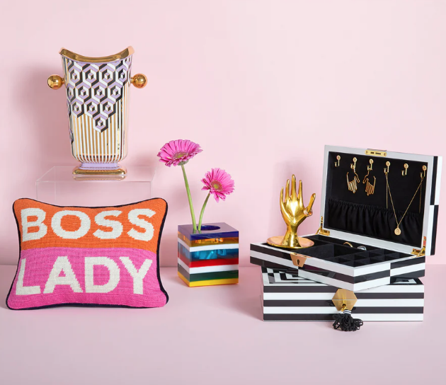 Boss Lady Needlepoint Pillow