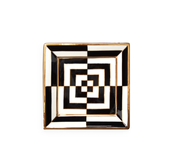 Op Art Square Tray