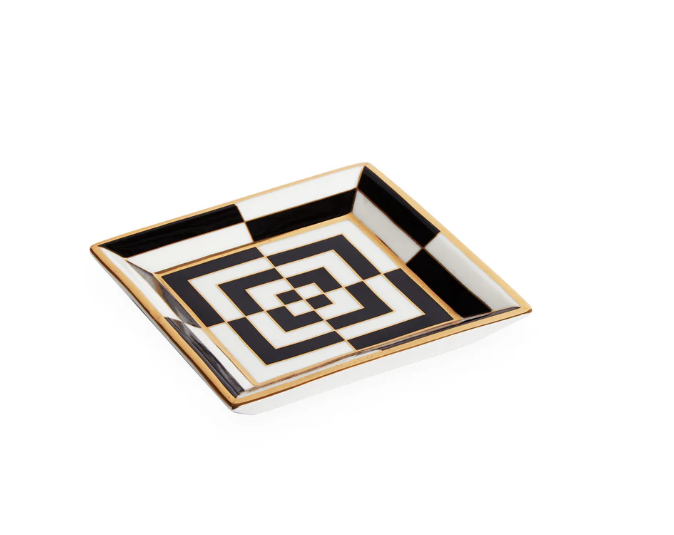 Op Art Square Tray