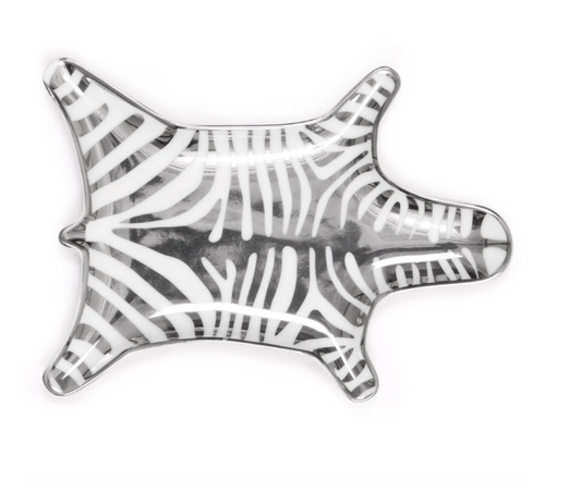 Zebra Silver Dish