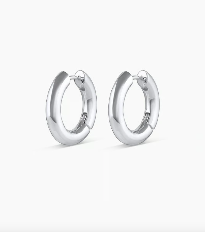 Lou Hoops Silver