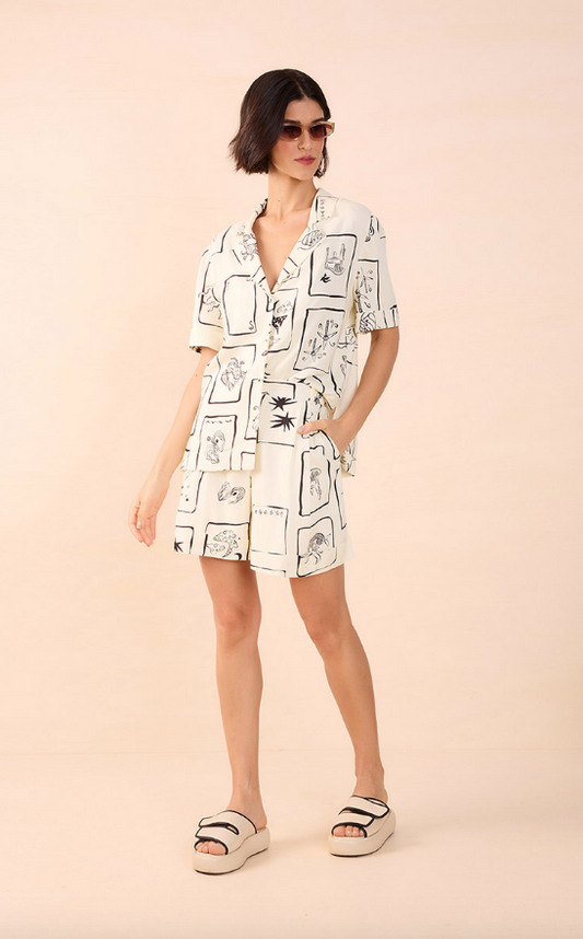 Lara Print Shorts