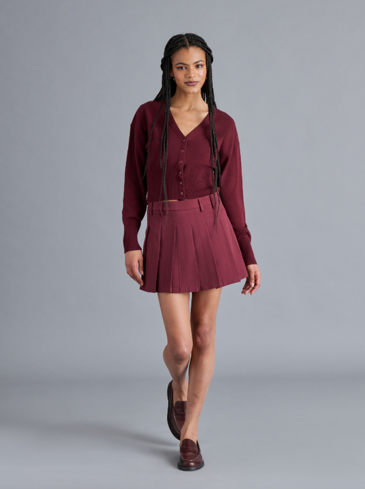 Lauryn Cardigan Wine