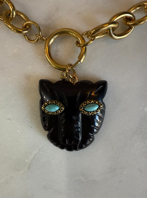 Jaguar Pendant Necklace
