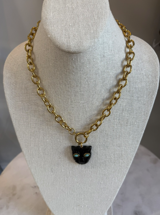 Jaguar Pendant Necklace