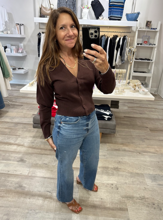 Lauryn Cardigan Chocolate