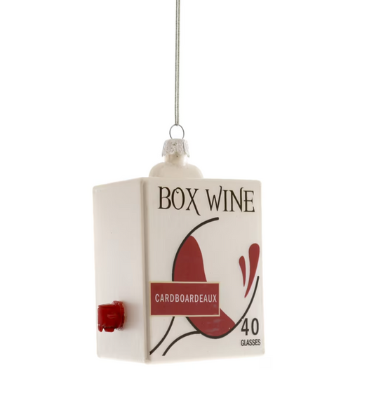 Boxed Wine Ornament