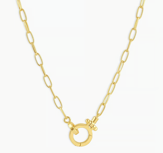 Parker Gold 17 inch Necklace