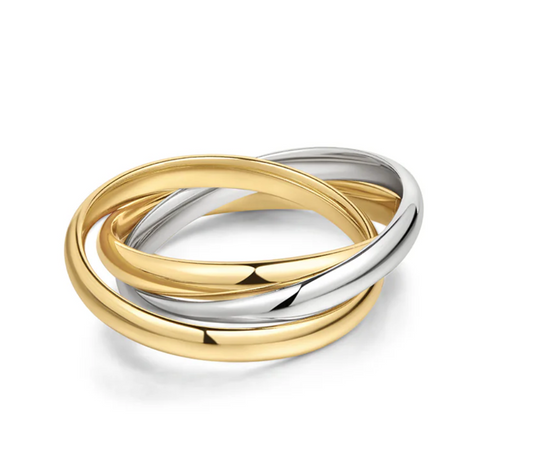 Trio Twisted Ring