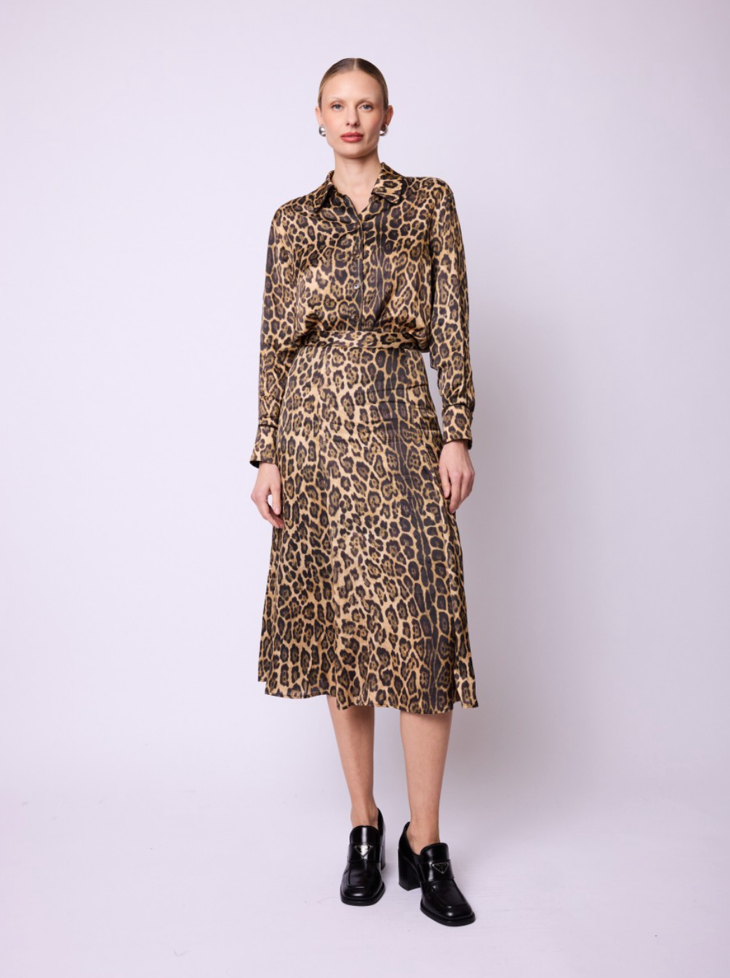 Lela Leopard Skirt