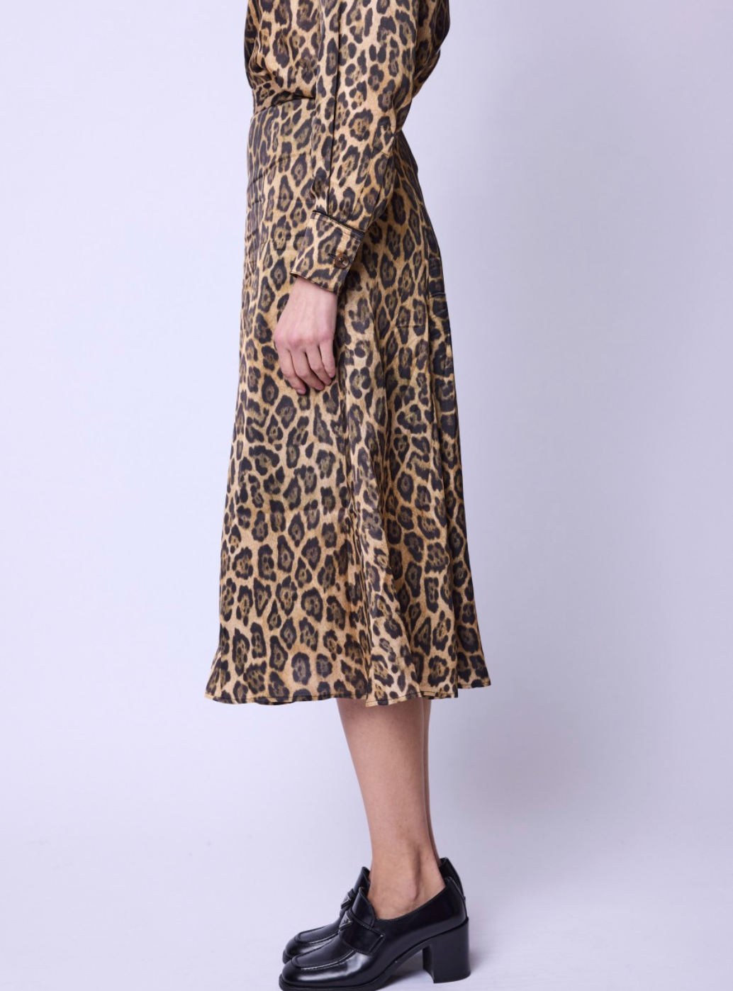 Lela Leopard Skirt