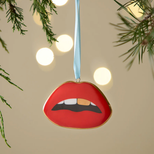 Lips Bling Ornament