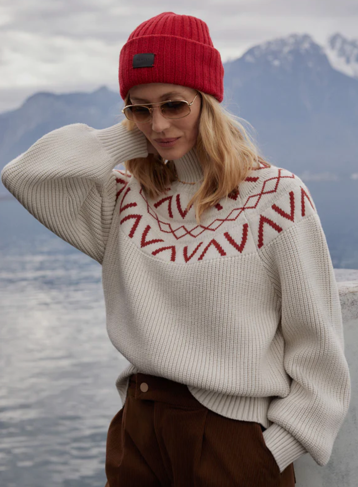 Marcie Fair Isle Yoke Knit