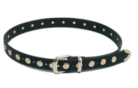 Black Studded Belt