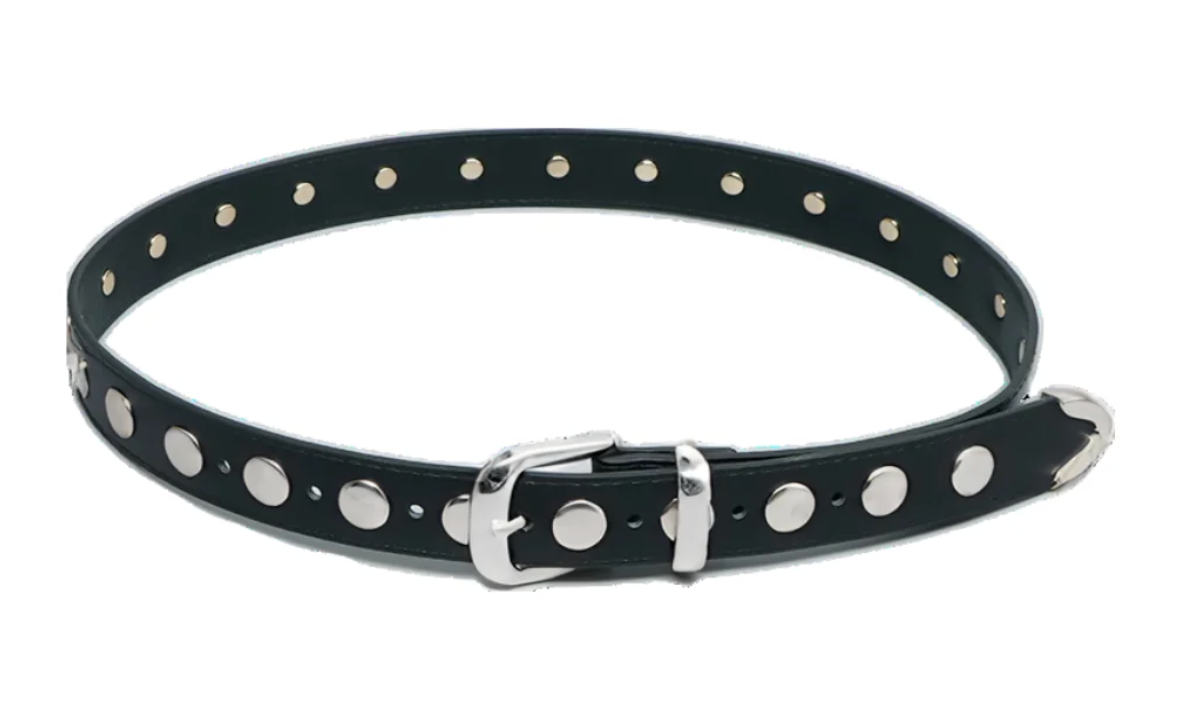 Black Studded Belt