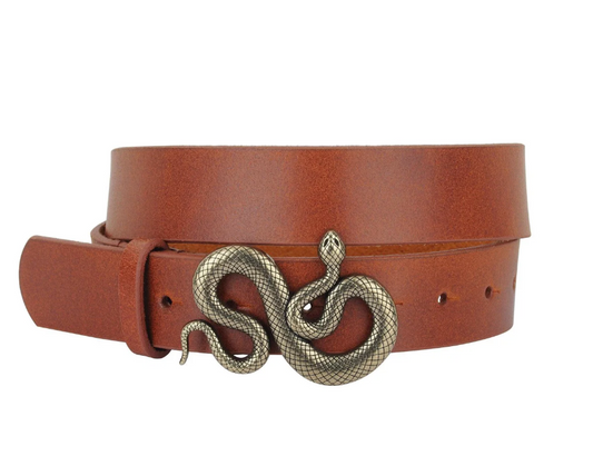 Snake Tan Belt