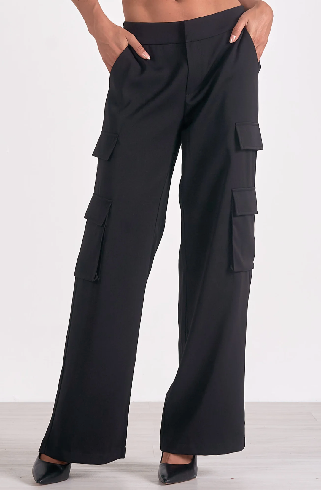 Black Cargo Trouser