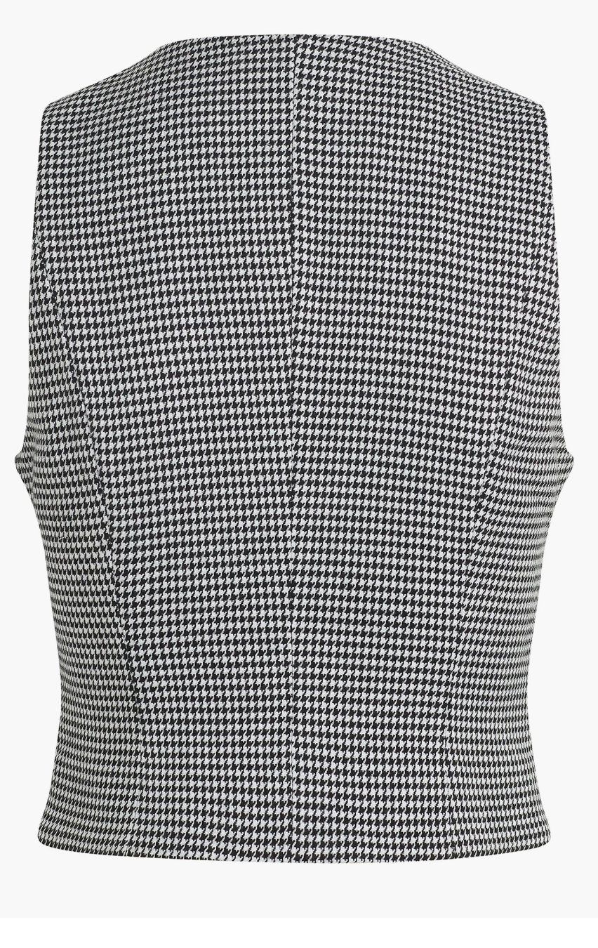 The Favorite Houndstooth Vest