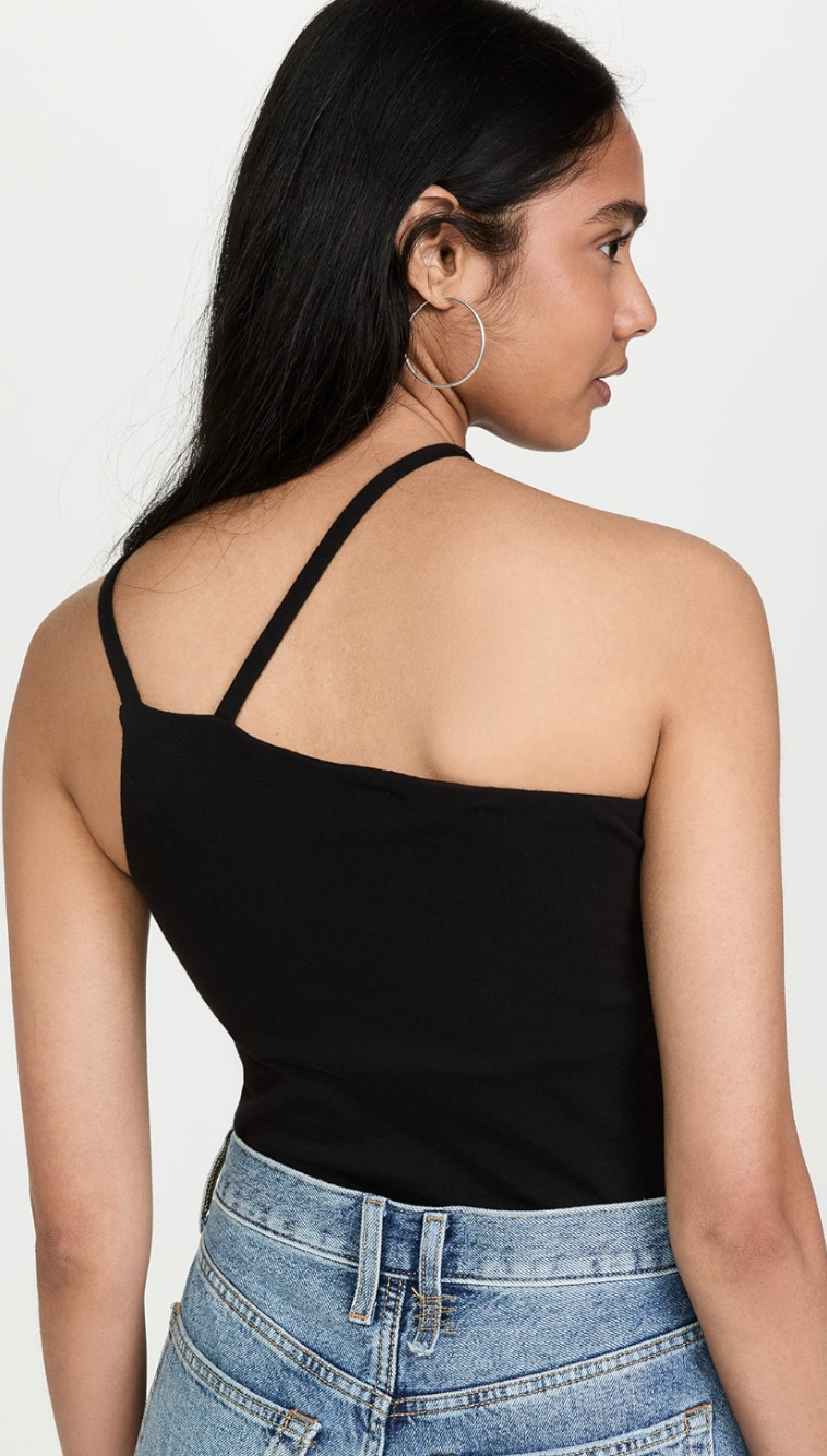 Black Asymmetrical Cami