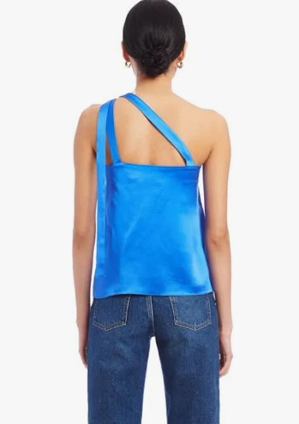 Cobalt Swoon Silk Tank