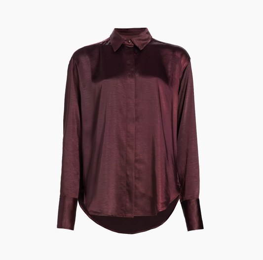 Malbec Satin Weekend Shirt