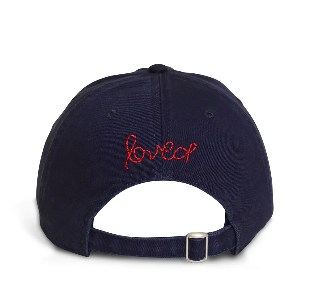 KR Imperfect Navy Heart Hat