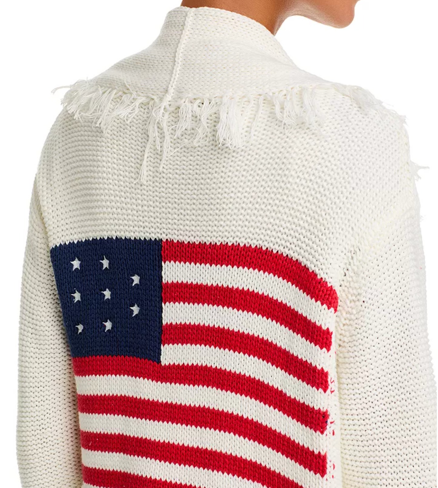 Flag Graphic Cardigan