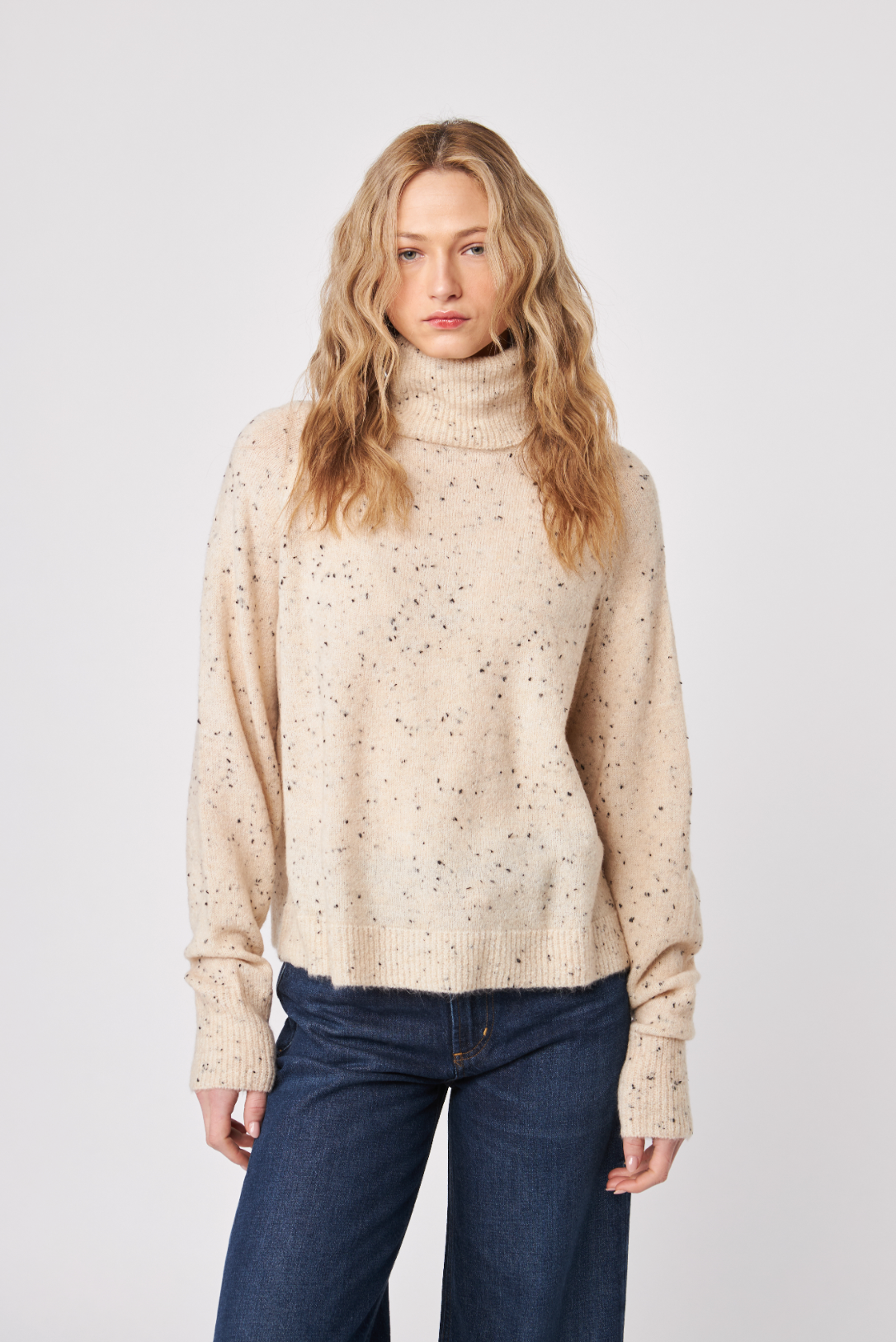 Emmett Almond Turtleneck