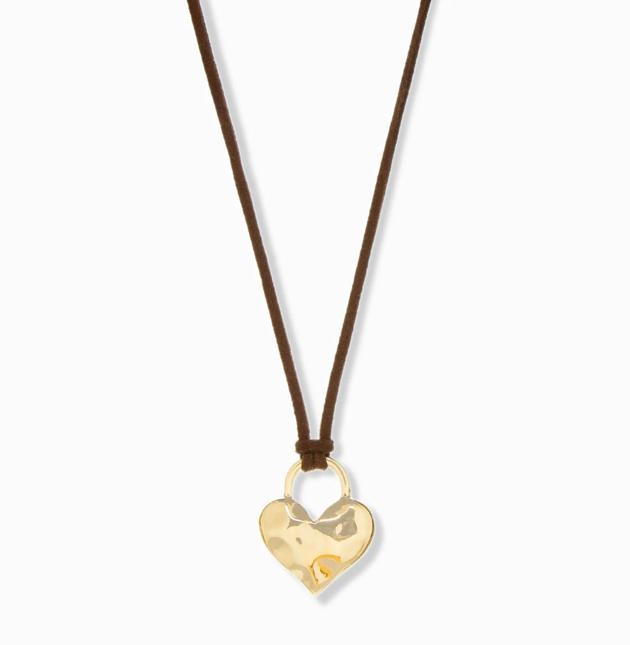 Harper Heart + Suede Necklace