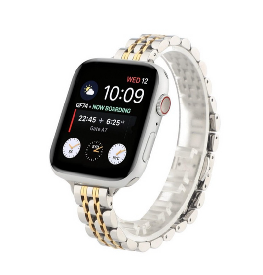Mixed Metal Apple Watch Band