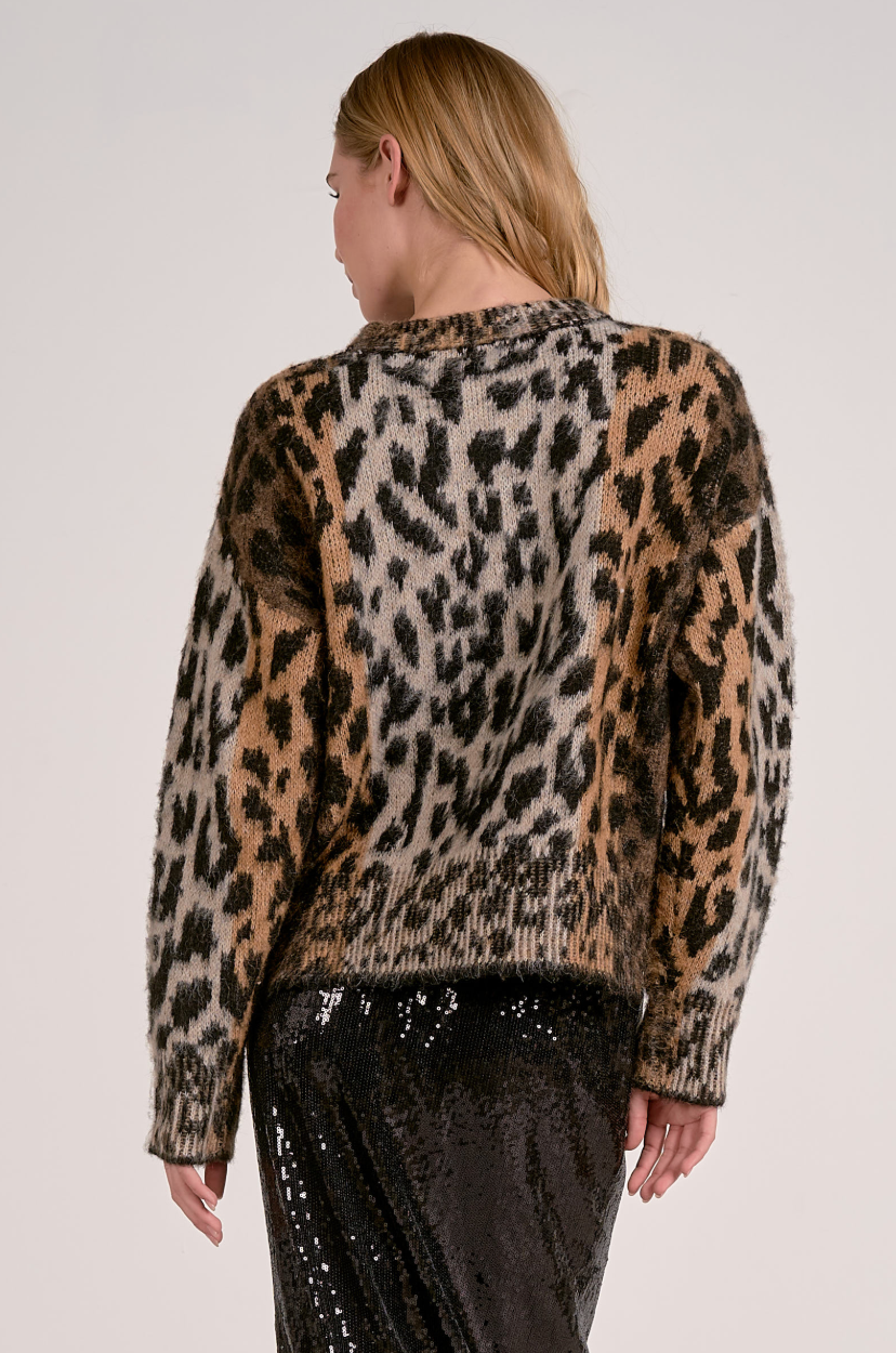 Cheetah Print Sweater