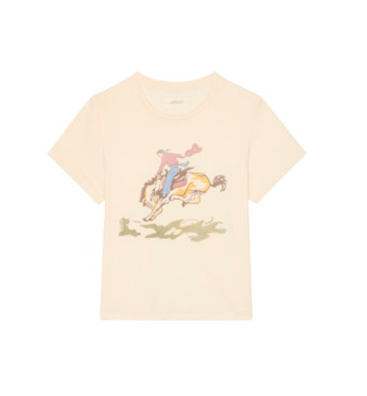 The Little Tee With Rider Graphic