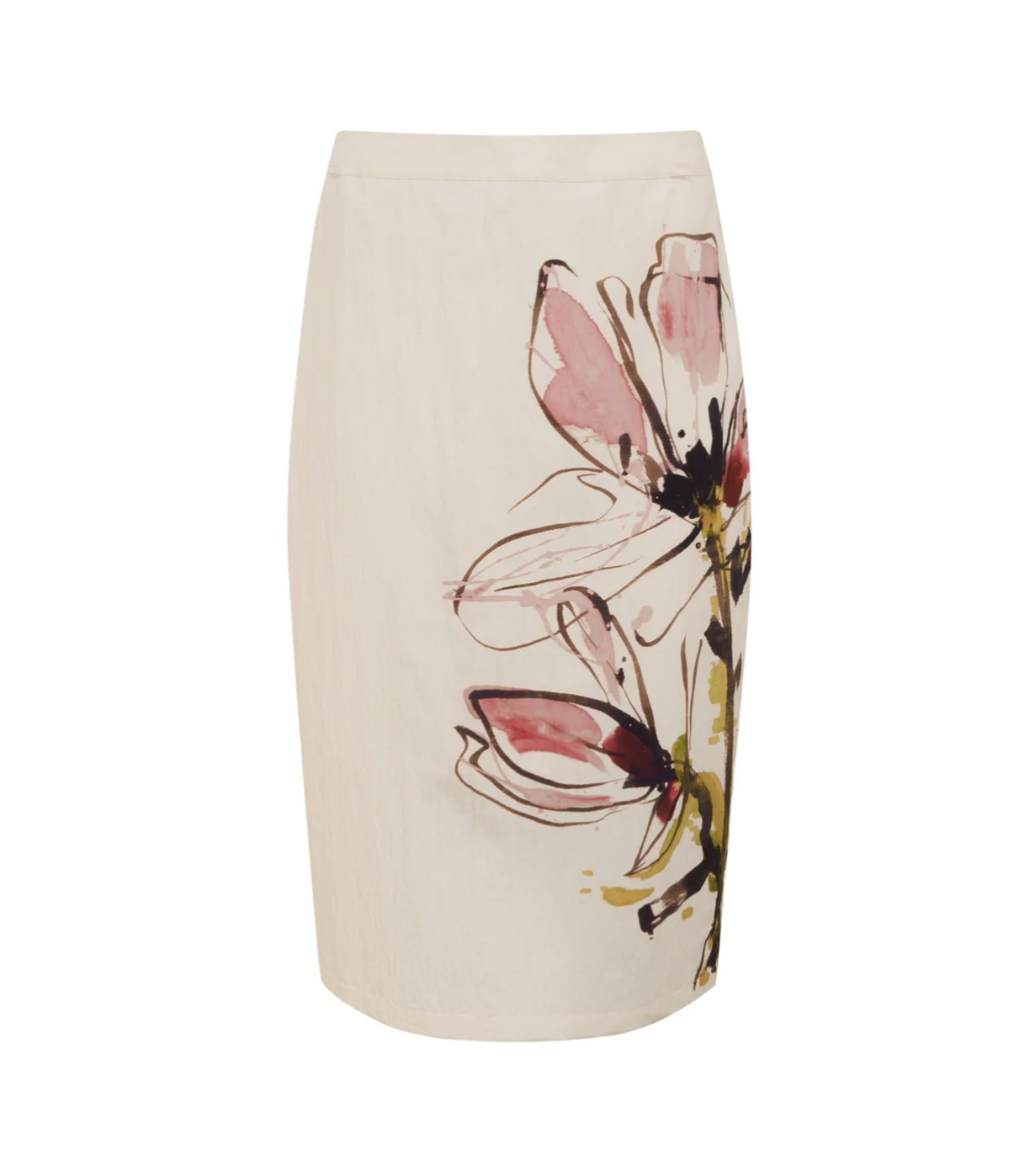 Spring Fleur Pencil Skirt Fleur