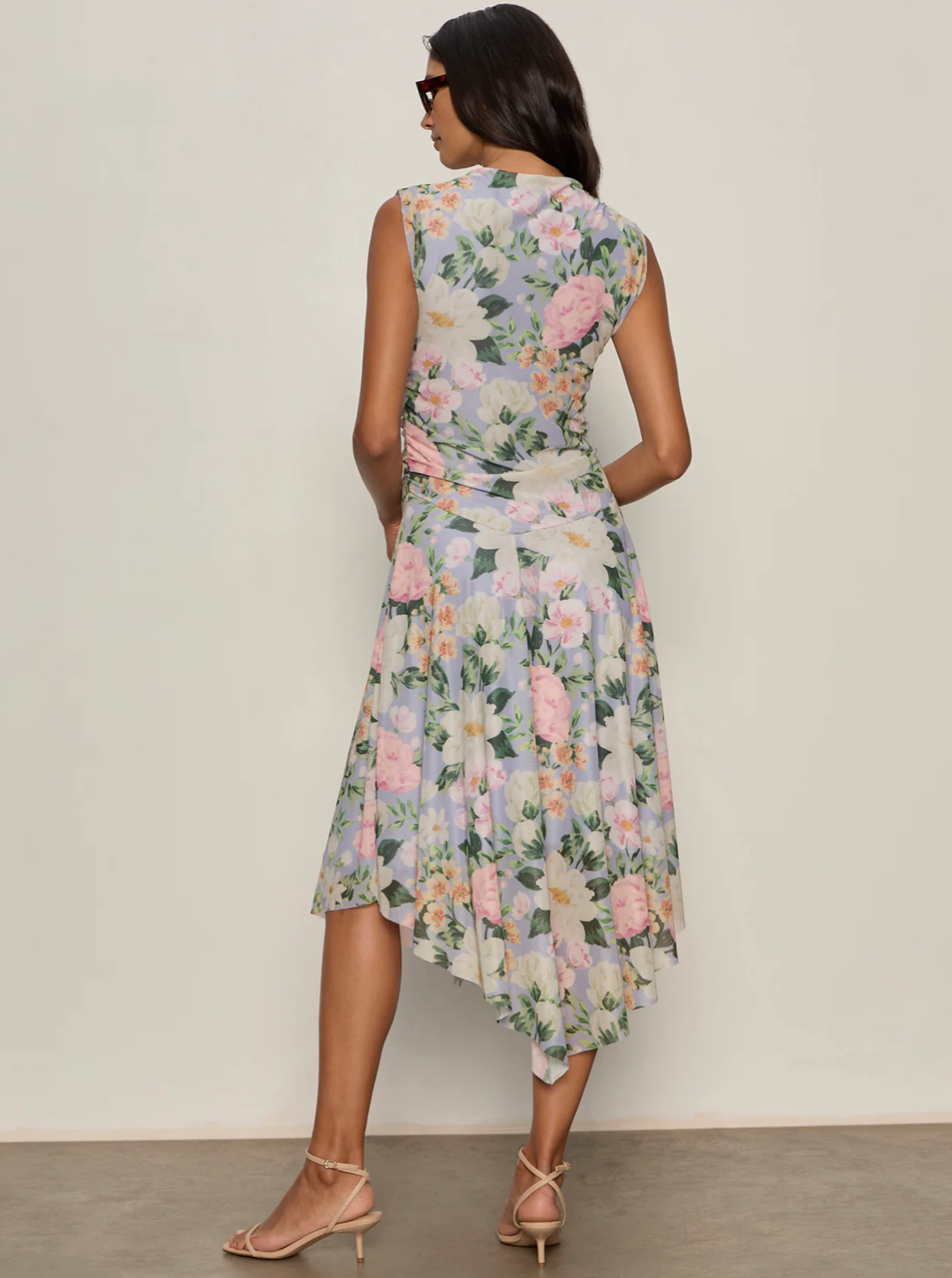 New Day Mesh Midi Dress - Spring Floral