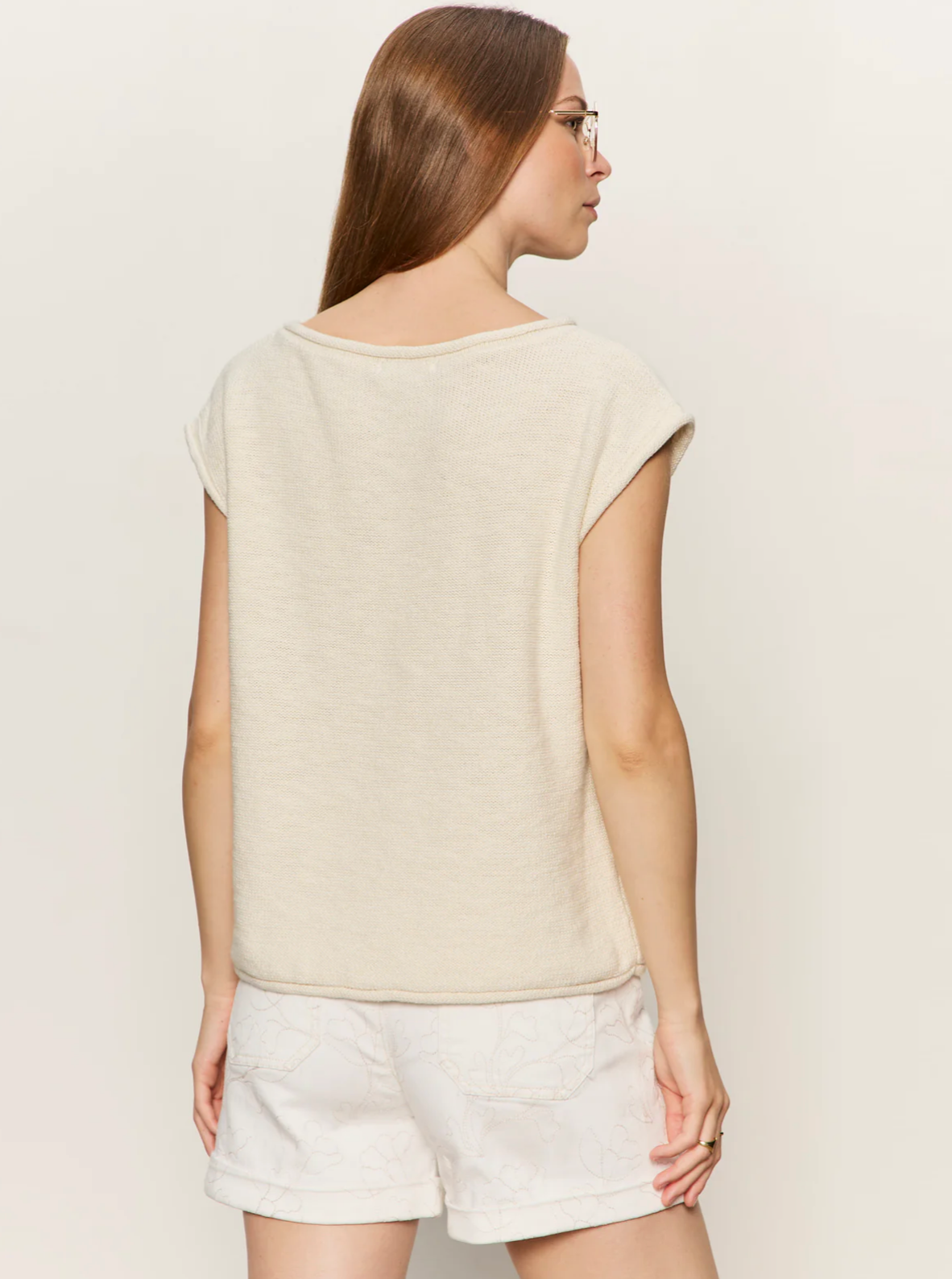 Easy Sweater Tee- Collagen